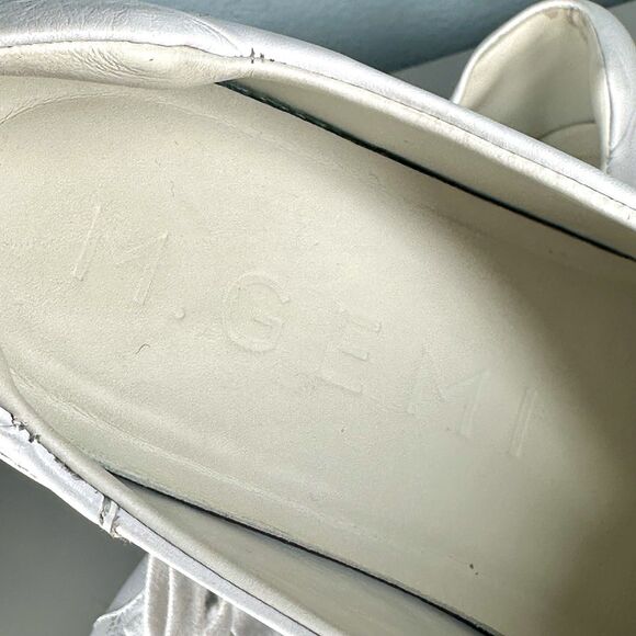 M.Gemi Shoes The Palestra Due White Leather Casual Shoes Size US 9.5 EU 40.5 - Picture 14 of 14